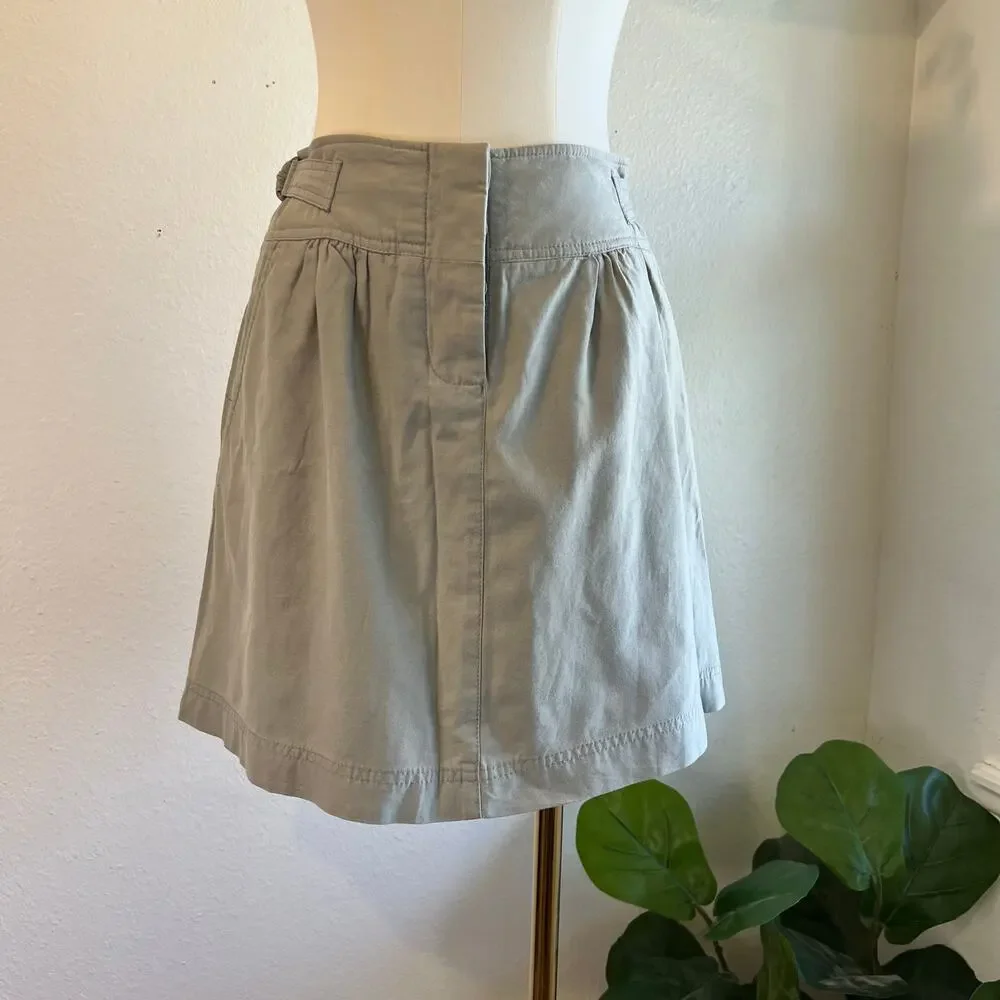 Anthropologie x Daughters of the Liberation Cotton Utility Mini Skirt Size Small